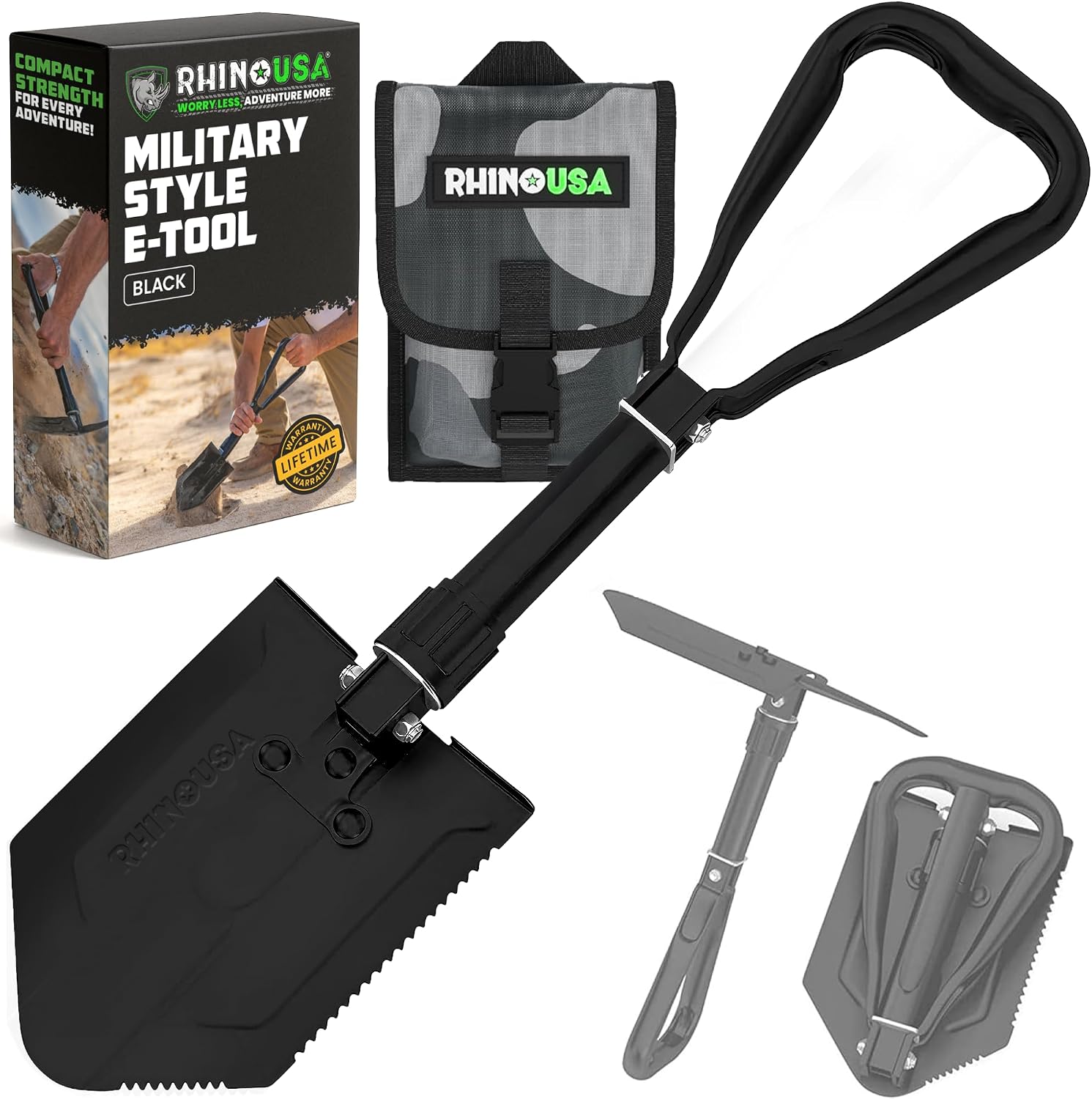 emergency shovel.