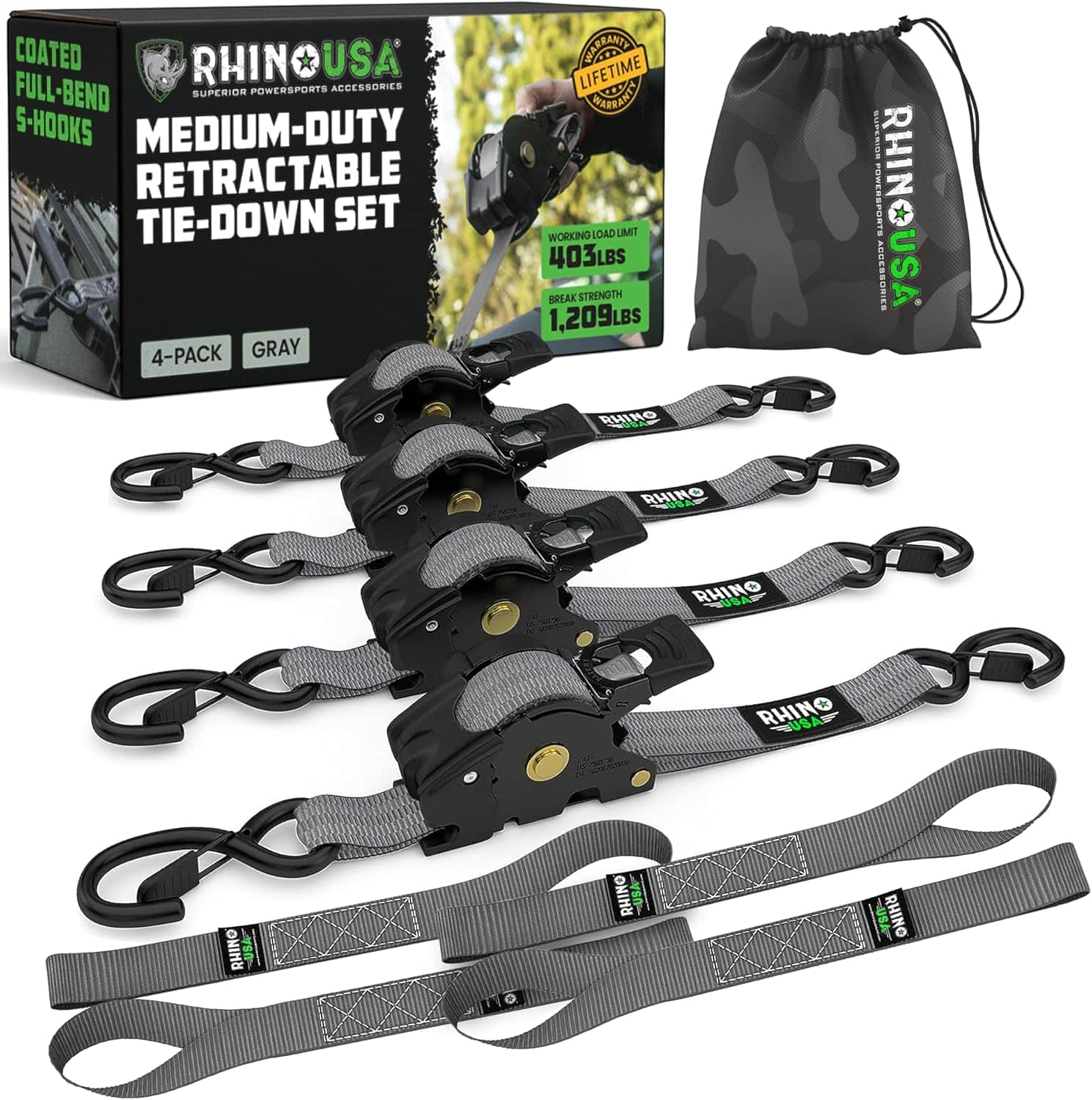 retractable straps.